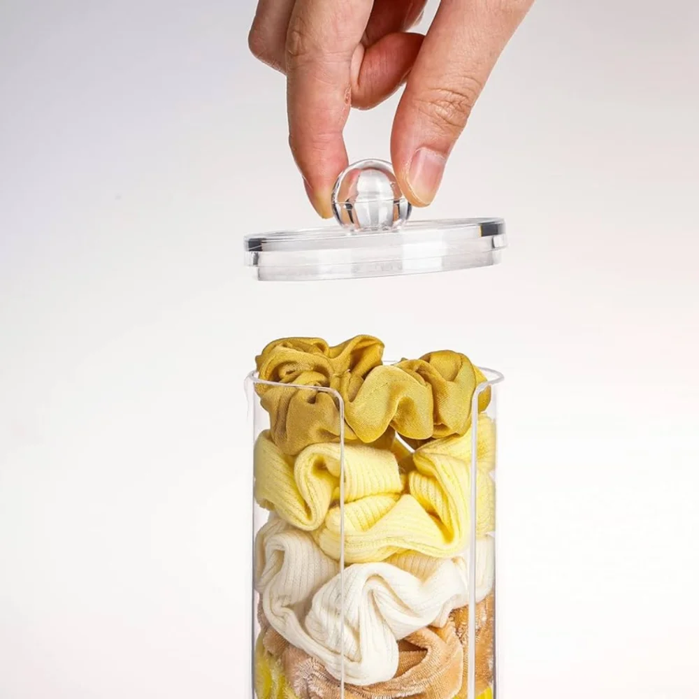 Scrunchie Holder Stand, Transparent Hair Tie Holder